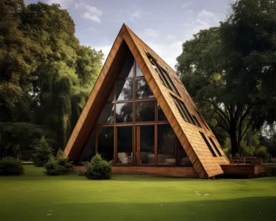 Üçgen Bungalov Ev İmalatı